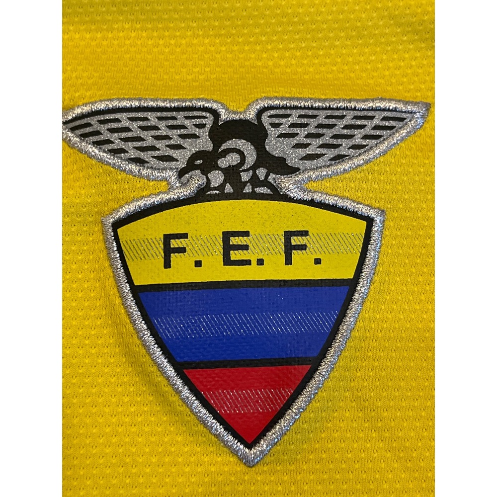 Marathon Ecuador Soccer Jersey Mens Large Copa America Centenario 2016 Yellow L